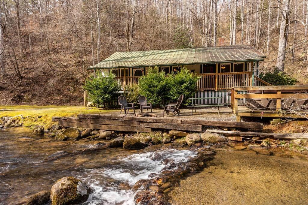 Villa Creekside 1920'S Farmhouse Bryson City Exterior foto
